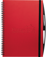 Red Spiral-Bound Journal Notebook